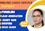 create premium lead for plumbing hvac lead and roofing